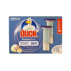 Duck Fresh Discs Υγρό WC Block Ανταλλακτικό Marine 2x36ml