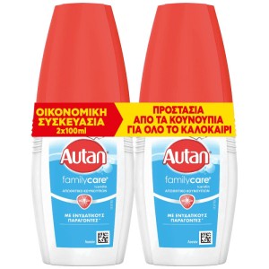 Autan Family Care Εντομοαπωθητική Λοσιόν 2x100ml