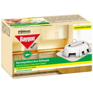 Baygon Κατσαριδοκτόνο Δόλωμα Baits 6Τεμ,