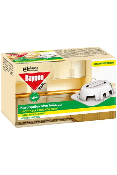 Baygon Κατσαριδοκτόνο Δόλωμα Baits 6Τεμ,