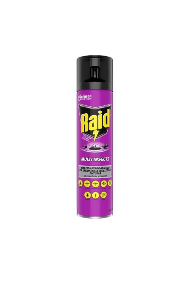 Raid Multi Insects Εντομοαπωθητικό Spray 400 ml