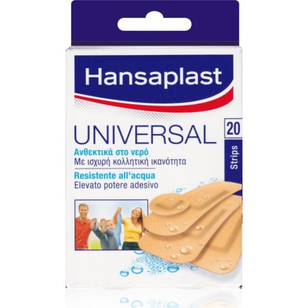 Hansaplast Universal Water Resistant 20 Επιθέματα 4 Μεγεθών (45906) Hansaplast Universal Water Resistant 20 Επιθέματα 4 Μεγεθών (45906)