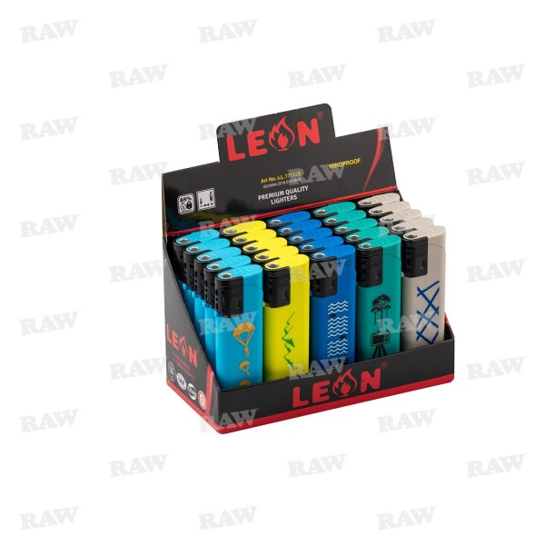 Αναπτήρας Leon αντιανεμικός Fluo II Jetflame Αναπτήρας Leon αντιανεμικός Fluo II Jetflame