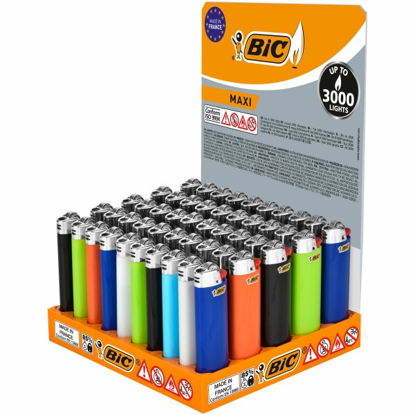 Bic Maxi Αναπτήρας 50τεμ. Bic Maxi Αναπτήρας 50τεμ.