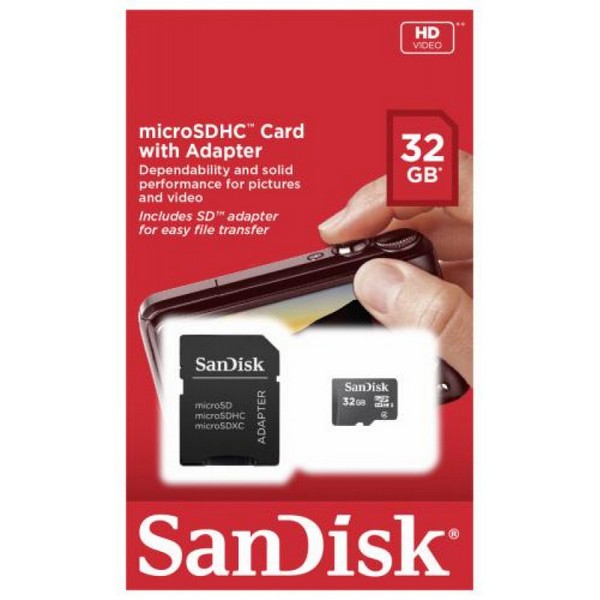 SanDisk Micro SD 32gb Adapter SanDisk Micro SD 32gb Adapter