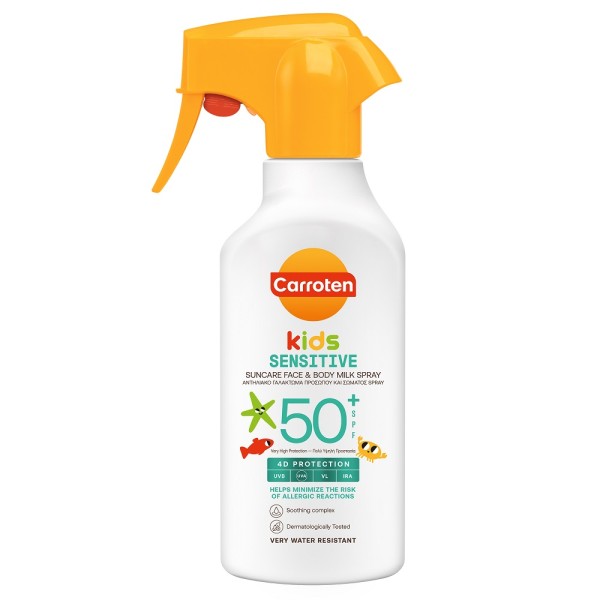 Carroten No50 Kids Sensitive Spray 270ml Carroten No50 Kids Sensitive Spray 270ml