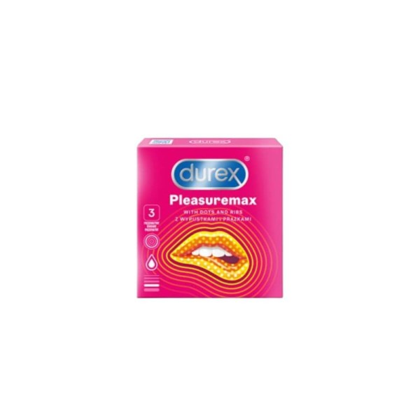 Durex Προφυλακτικά Pleasure Mαχ 3τεμ. Durex Προφυλακτικά Pleasure Mαχ 3τεμ.