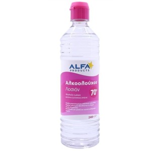 Αλκοολούχος Λοσιόν Alfa 70° 240ml