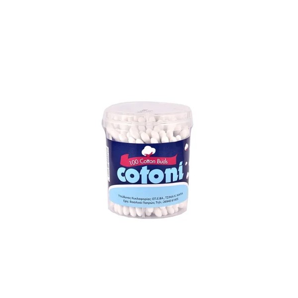 Cotoni Ωτοκαθαριστές 100 Τεμαχίων Cotoni Ωτοκαθαριστές 100 Τεμαχίων
