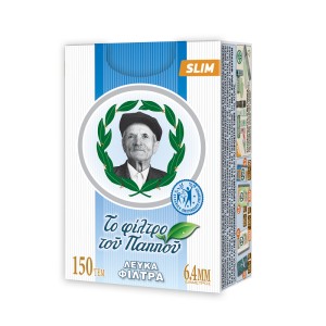 Του Παππού Φιλτράκια 47625 Slim 6.4mm 150τμχ