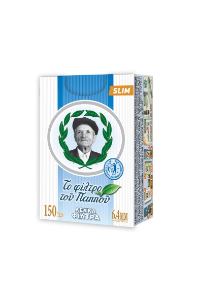 Του Παππού Φιλτράκια 47625 Slim 6.4mm 150τμχ