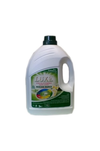 Luxe Υγρό Απορρυπαντικό Ρούχων Muschio Bianco 3lt