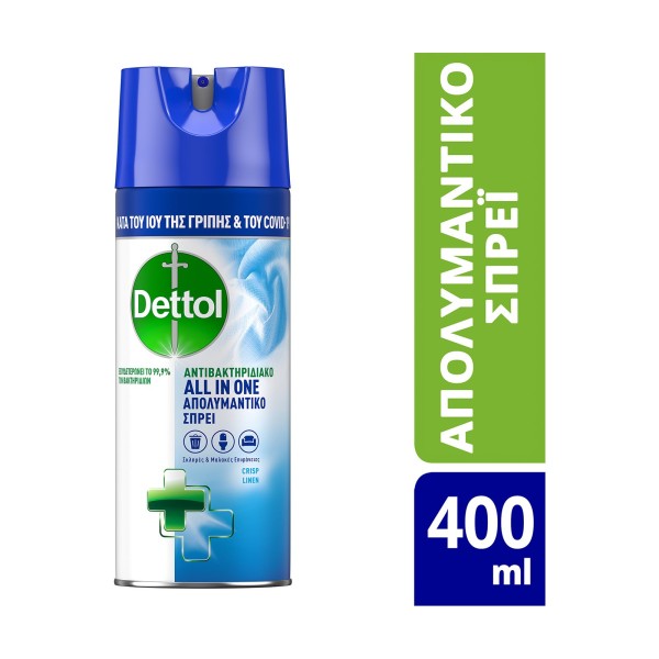 Dettol Spray Crisp Linen 400ml Dettol Spray Crisp Linen 400ml