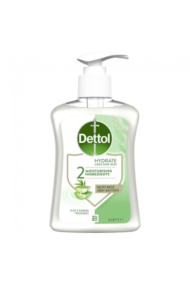 Dettol Aloe Vera & Bamboo Υγρό σαπούνι χεριών 250ml Dettol Aloe Vera & Bamboo Υγρό σαπούνι χεριών 250ml