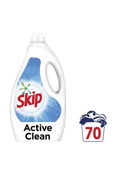 Skip Υγρό 2x85 μεζούρες Active Clean 7.65L