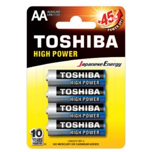 Toshiba Αλκαλικές Μπαταρίες LR06 AA 1.5V 4τμχ