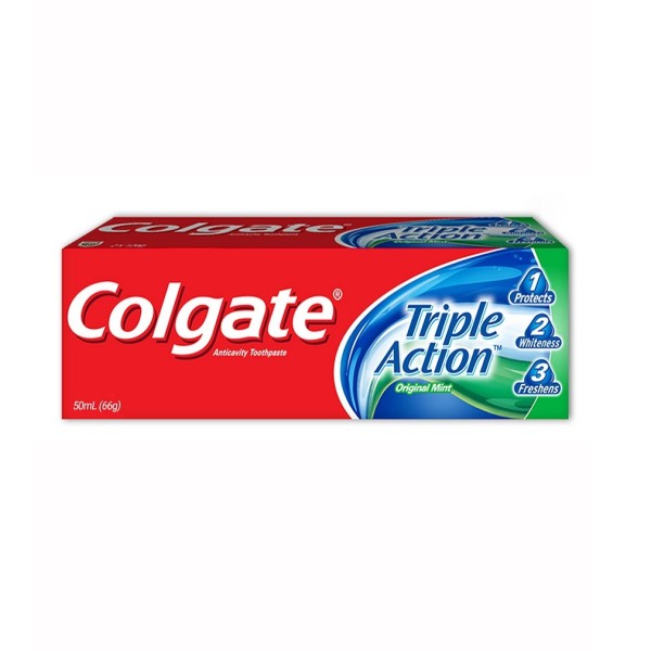 Colgate Triple Action Οδοντόκρεμες 50ml Colgate Triple Action Οδοντόκρεμες 50ml