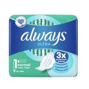 Always Ultra Normal Plus Σερβιέτες 9 τεμαχίων