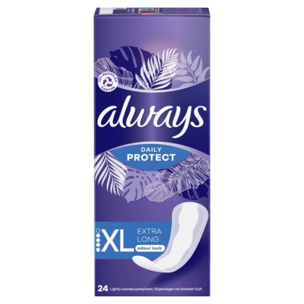 Always Σερβιετάκια Daily Protect Extra Long 24τμχ Always Σερβιετάκια Daily Protect Extra Long 24τμχ