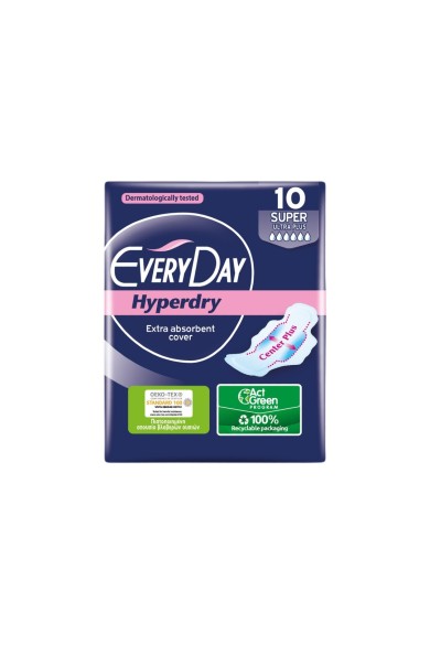 Every Day Σερβιέτες Ultra plus Superl 10 τεμαχίων (Μπλέ) Every Day Σερβιέτες Ultra plus Superl 10 τεμαχίων (Μπλέ)