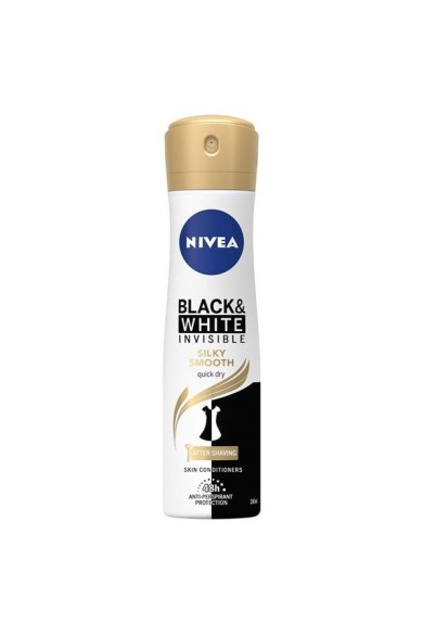 Nivea Spray B&W Silky Smooth Αποσμητικά 150ml