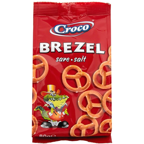 Croco Brezel αλάτι σνακς 80gr Croco Brezel αλάτι σνακς 80gr