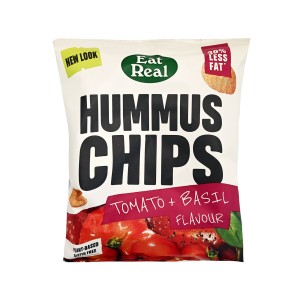 Eat Real (Hummus) Ντομάτα - Βασιλικός σνακς 110gr