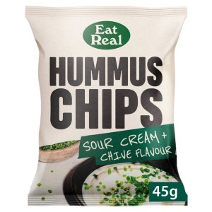 Eat Real (hummus) Sour Cream Σνακς 110gr