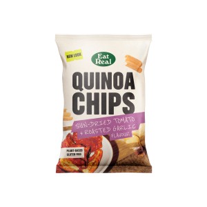 Eat Real (Quino) Τομάτα - Σκόρδο Σνακς 80gr