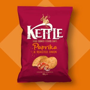 Kettle Paprika & Onion Chips 130gr