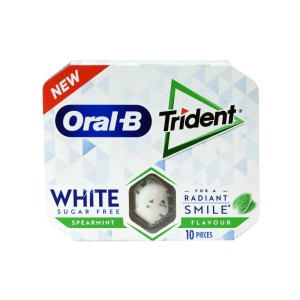 Trident Dental Care White Δυόσμος (πράσινο) Τσίχλες 12x17gr
