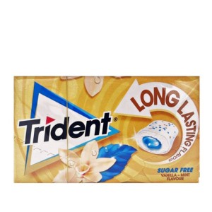 Trident Long Lasting Βανίλια & Μέντα Τσίχλες 16x22gr