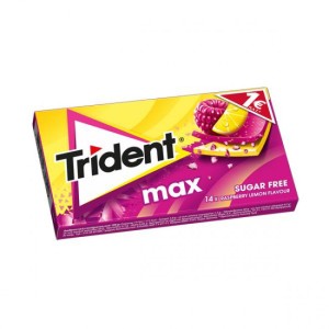 Trident Max Raspberry Lemon Τσίχλες Τσίχλες 12χ27gr