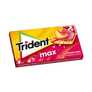 Trident Max Ροδάκινο-Καρπούζι Τσίχλες 12χ27gr