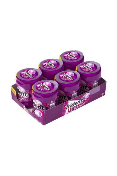 Trident Vibes Βατόμουρα Μπουκάλι Τσίκλες 70,2gr Trident Vibes Βατόμουρα Μπουκάλι Τσίκλες 70,2gr