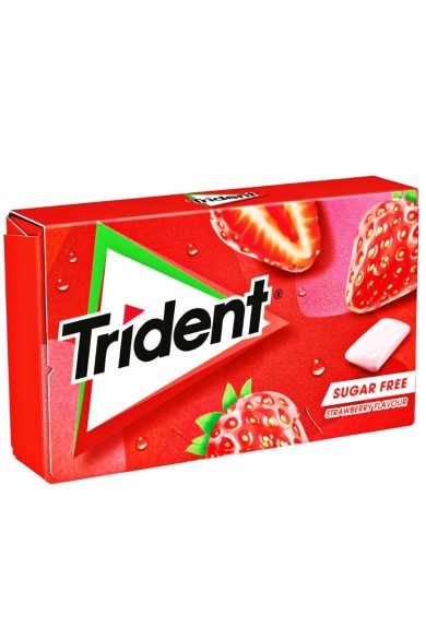 Trident Φράουλα Κουτί Τσίχλες 16χ23,8gr Trident Φράουλα Κουτί Τσίχλες 16χ23,8gr