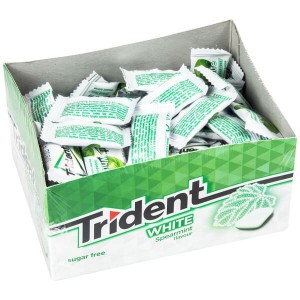 Trident White Mini Δυόσμος (πράσινο) 100τεμ. Τσίχλες 2,8gr