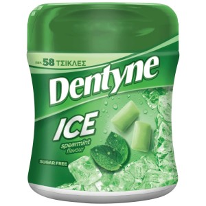 Dentyne Ice Μπουκάλι Δυόσμος (πράσινο) Τσίχλες 6χ81,2gr