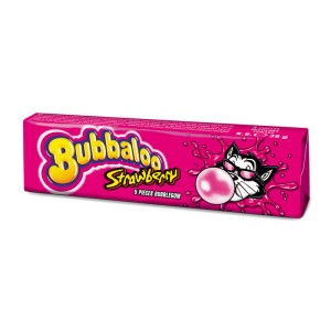 Bubbaloo Φράουλα Stick Τσίχλες 18χ38gr