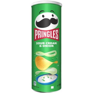 Pringles Sour Cream & Onion Πατατάκια 165gr