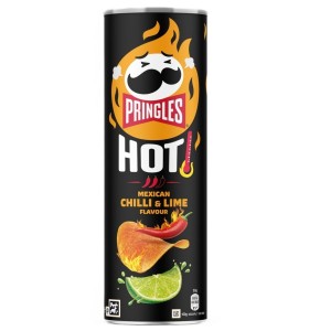 Pringles Hot Mexican Chilli & Lime Πατατάκια 160gr