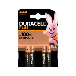 Duracell Plus Power Αλκαλικές Μπαταρίες AAA LR3 1.5V 4τμχ