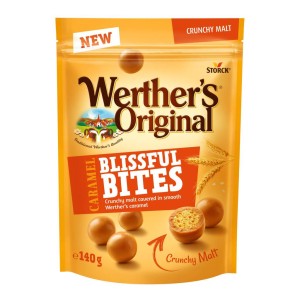 Werthers Original Caramel Bites Crunchy 140gr