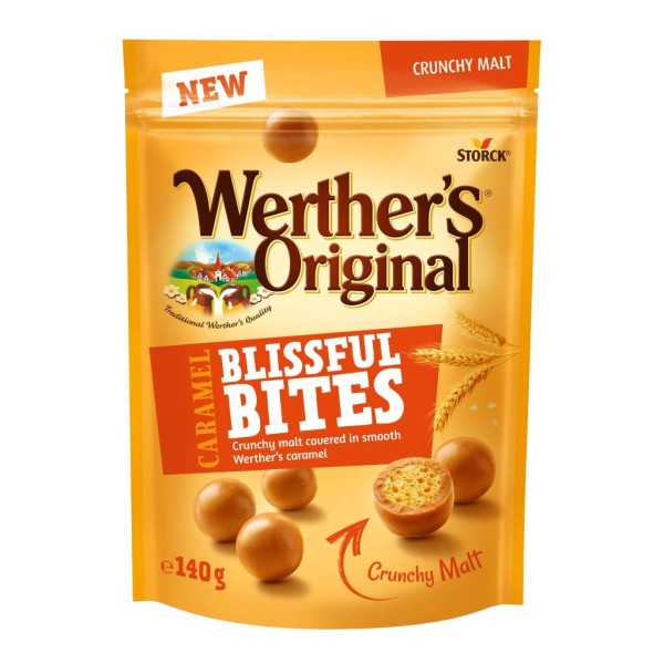 Werthers Original Caramel Bites Crunchy 140gr Werthers Original Caramel Bites Crunchy 140gr