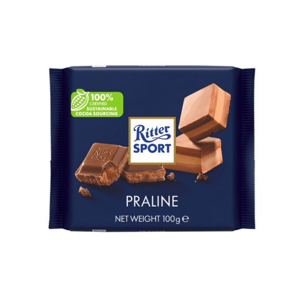 Ritter Sport Praline Σοκολάτα 100g Ritter Sport Praline Σοκολάτα 100g