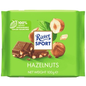 Ritter Sport Hazelnuts Σοκολάτα 100g