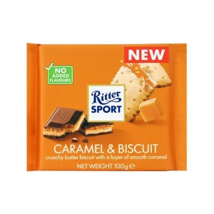 Ritter Sport Caramel Biscuit Σοκολάτες 100gr