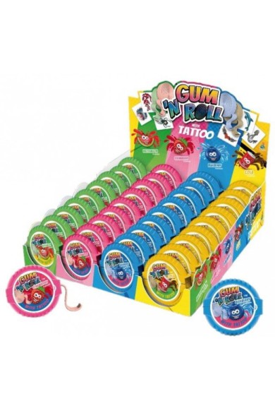 Gum’n Roll with Tattoo 15gr. 36τεμ.