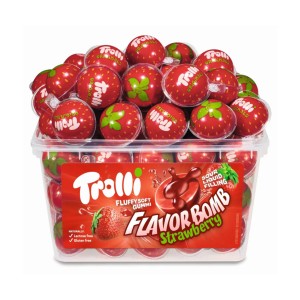 TROLLI Favor Bomb Ζελεδάκια φράουλας 45τμχ