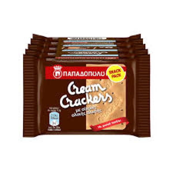 Cream Crackers Mini Σίκαλης (καφέ) Σνακς 5χ47gr Cream Crackers Mini Σίκαλης (καφέ) Σνακς 5χ47gr
